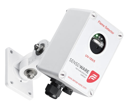 Ultraviolet (UV) Flame Detector, UV-185/5CZ (GRP White Housing)
